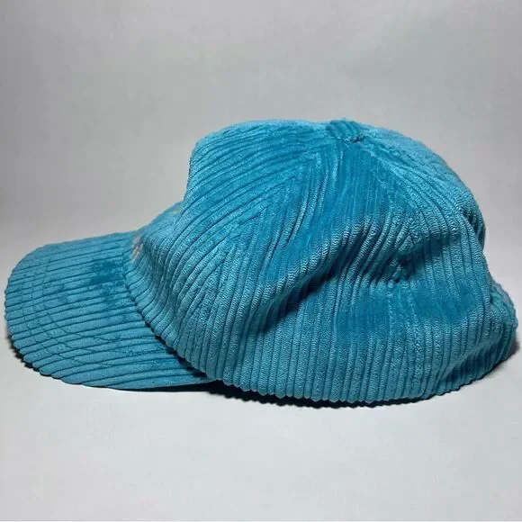 Isabel Marant Tyron Corduroy Cap in Aqua
